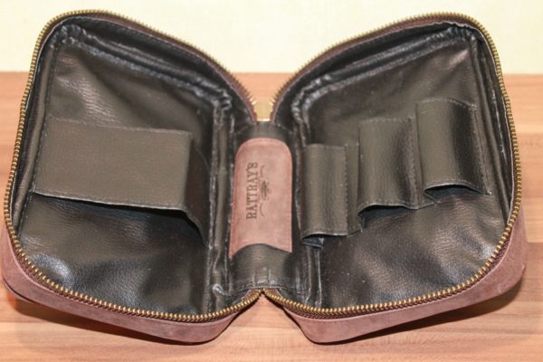 Rattrays Pfeifentasche für 3 Pfeifen und Zubehör Leder – Bild 4