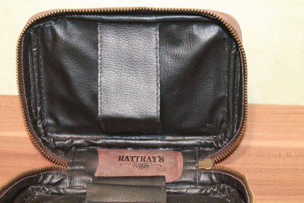 Rattrays Pfeifentasche für 3 Pfeifen und Zubehör Leder – Bild 5