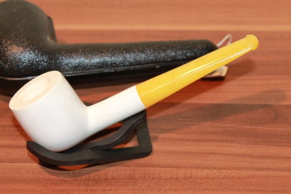 NEU Meerschaum Pfeife Handmade ohne Filter NOS Pot – Bild 2