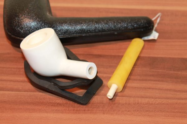 NEU Meerschaum Pfeife Handmade ohne Filter NOS Pot – Bild 6