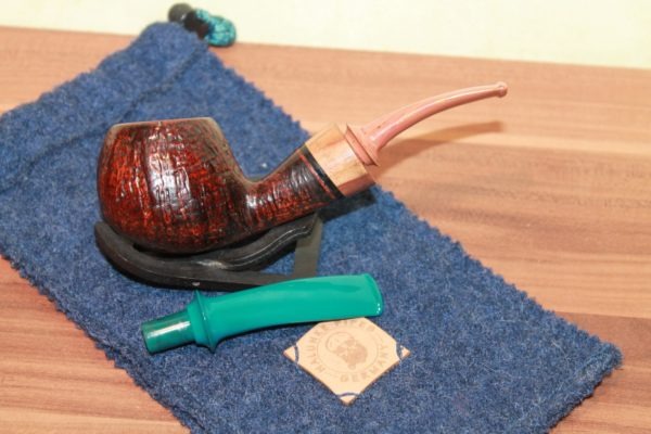 Halunke - Pipes Handmade Germany 9mm Filter 2 Mundstücke – Bild 2