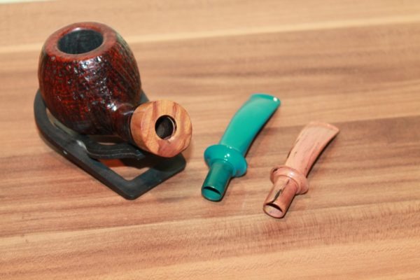 Halunke - Pipes Handmade Germany 9mm Filter 2 Mundstücke – Bild 8
