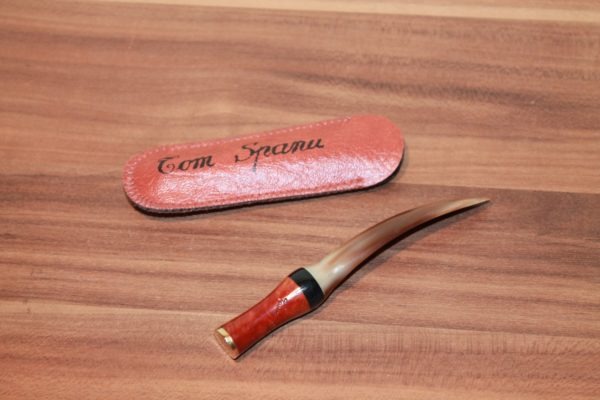 Tom Spanu Pfeifenstopfer Bruyere Acryl Horn