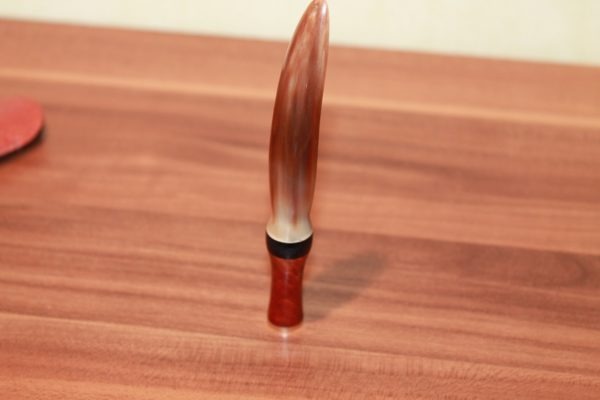 Tom Spanu Pfeifenstopfer Bruyere Acryl Horn – Bild 2
