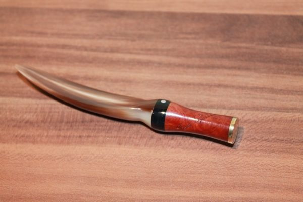 Tom Spanu Pfeifenstopfer Bruyere Acryl Horn – Bild 3