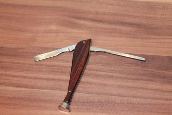 Pfeifenstopfer Fisch/Wal Edelstahl Holz – Bild 2