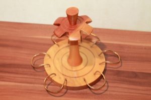 Pfeifenständer für 6 Pfeifen Holz
