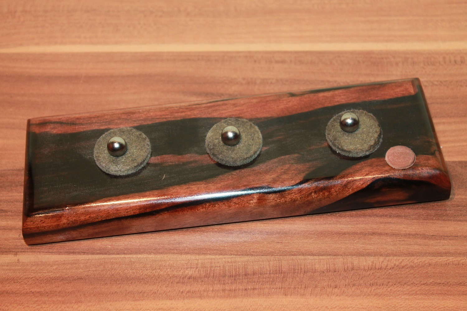 NEU Roland Kirsch Pfeifenständer für 3 Pfeifen Holz Magnethalterung