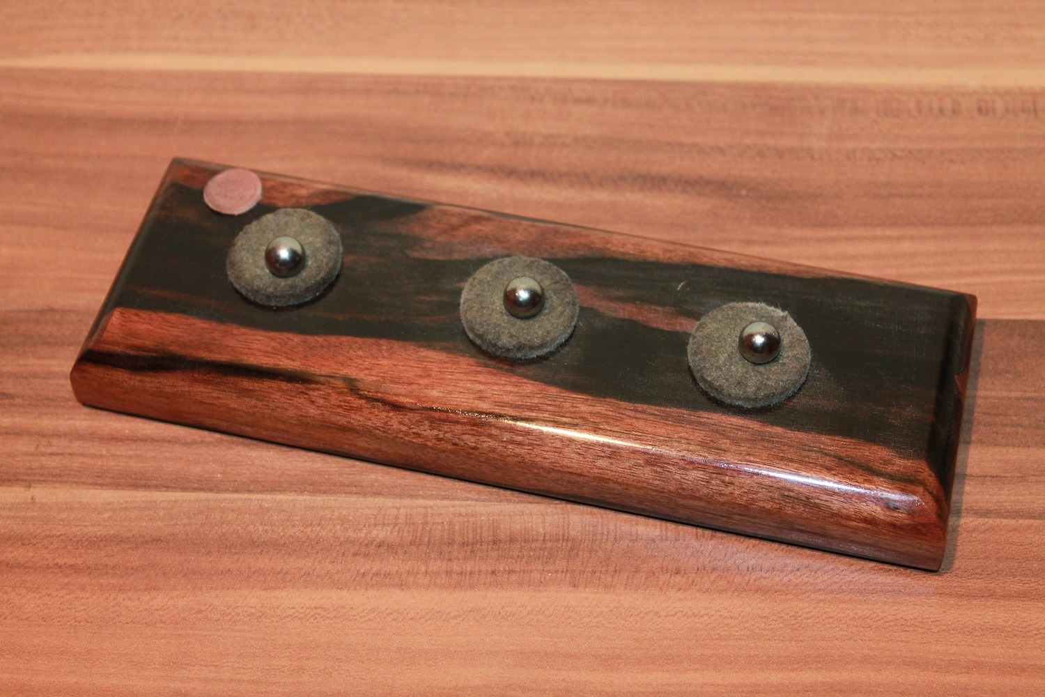 NEU Roland Kirsch Pfeifenständer für 3 Pfeifen Holz Magnethalterung – Bild 2