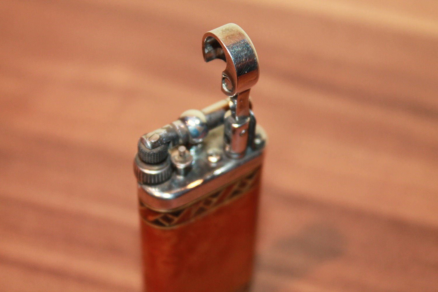 IM Corona Savinelli "Old Boy" Pfeifen-Feuerzeug mit Intarsien – Bild 8