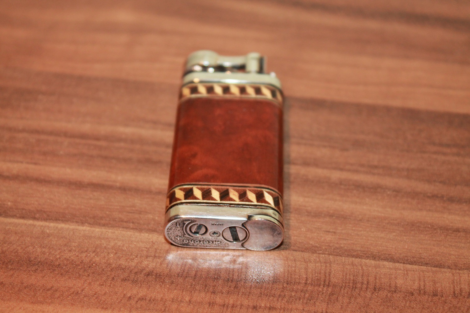 IM Corona Savinelli "Old Boy" Pfeifen-Feuerzeug mit Intarsien dunkelbraun – Bild 6