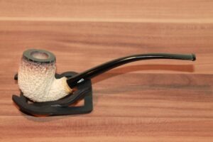 NEU/NOS Genuine Blockmeerschaum Pfeife Made in Afrika Tanzania ohne Filter