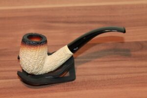 NEU/NOS Genuine Blockmeerschaum Pfeife Made in Afrika Tanzania ohne Filter