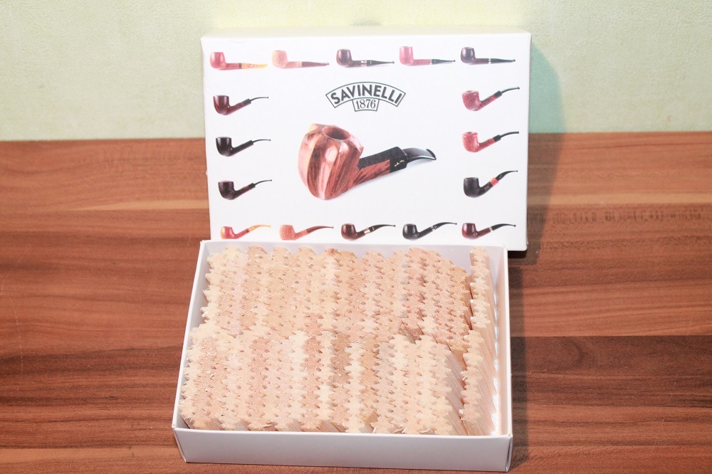 Savinelli 200 Stk. Balsa Holz Filter 9mm